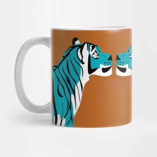 Blue Tiger the year of the Tiger Mug